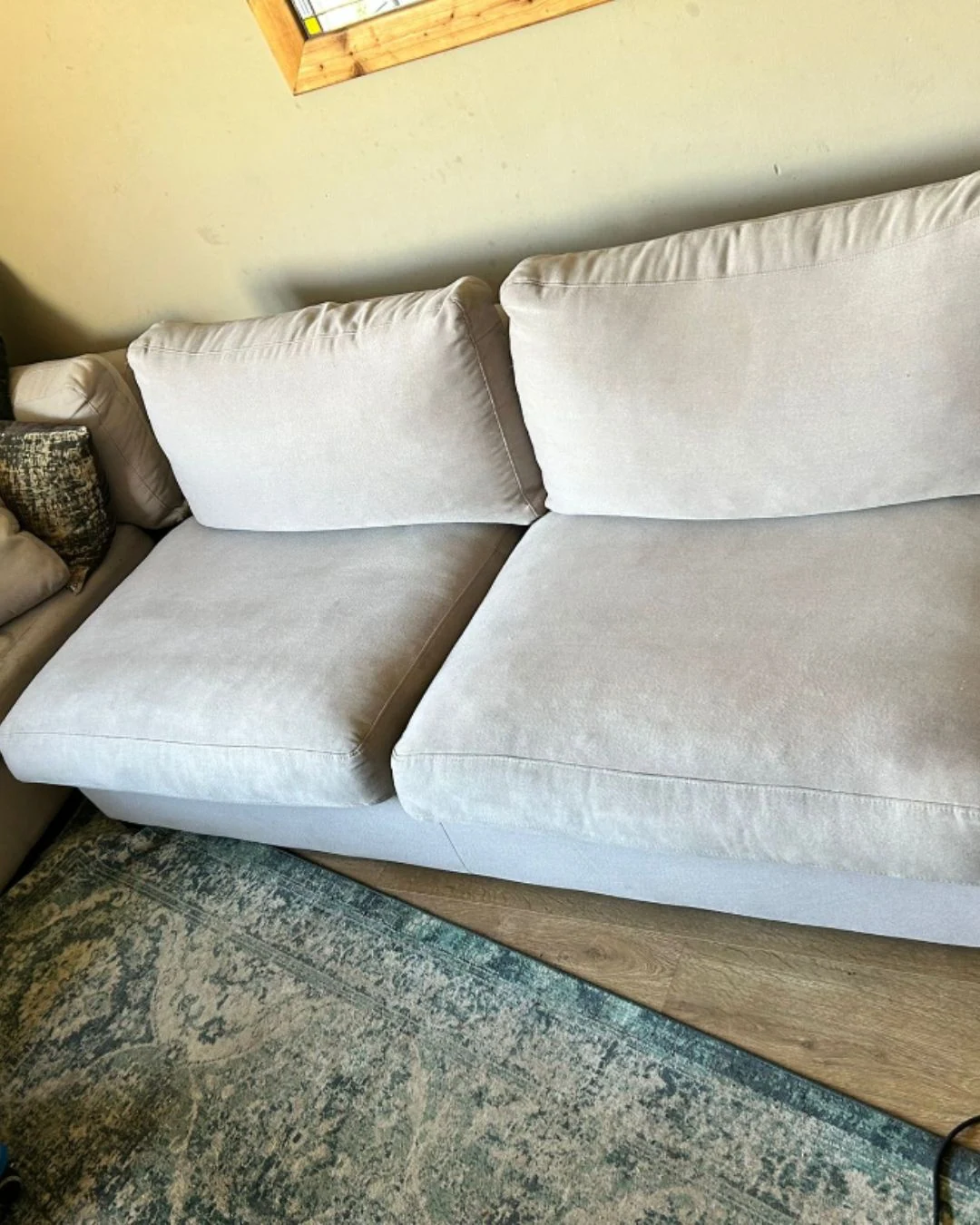 Sofa after upholstery cleaning in Richmond On Thames West & South West London