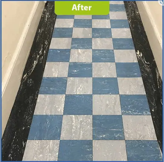 Hard floor after cleaning in Richmond On Thames West & South West London